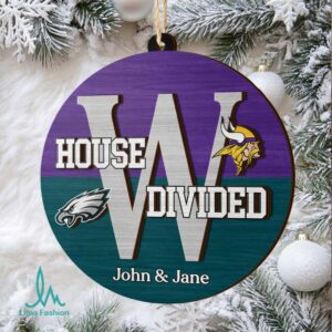 Personalized NFL House Divided Ornament
