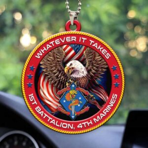 Personalized US Marine Corps 14 Marines Christmas Ornament