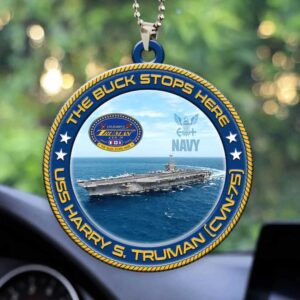 Personalized USS Harry S. Truman CVN 75 Ornament
