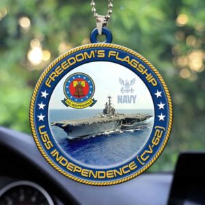 Personalized USS Independence CV 62 Navy Ship Ornament