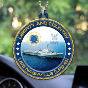Personalized USS Nashville (LPD 13) Navy Veteran Gift Ornament