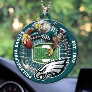 Philadelphia Eagles Football Mascot 2023 Holiday Ornament