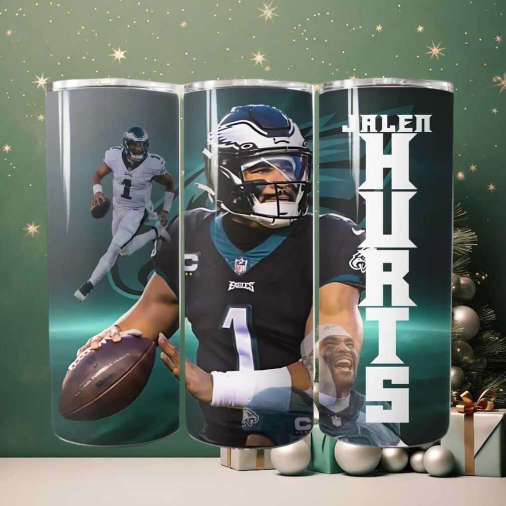 Philadelphia Eagles Jalen Hurts Fan Collectible Tumbler Philadelphia Eagles Jalen Hurts Fan Collectible Tumbler