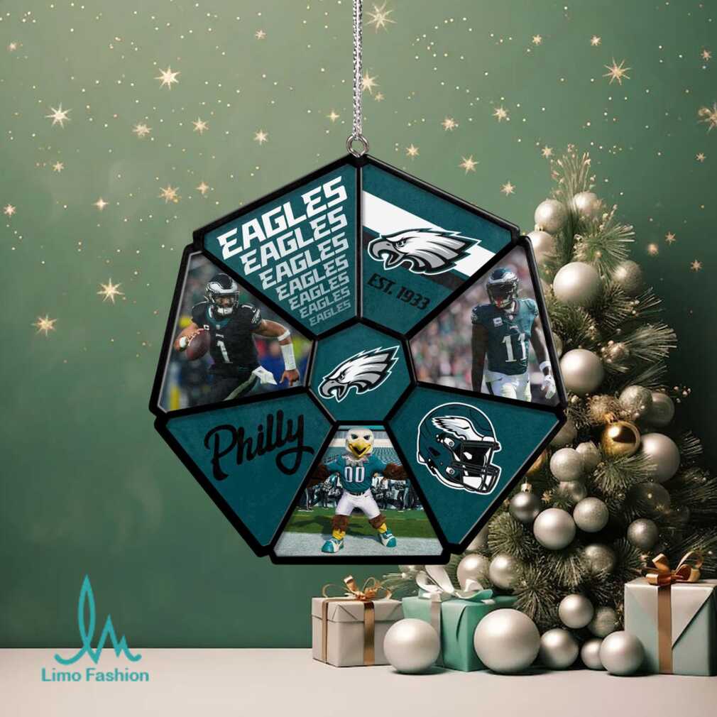 Philadelphia Eagles NFL Team Wheel Ornament Philadelphia Eagles NFL Team Wheel Ornament