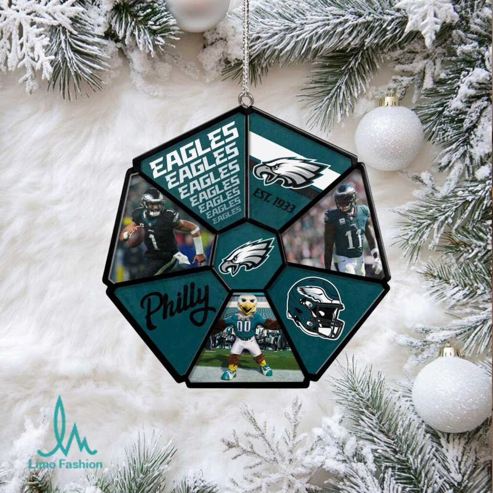 Philadelphia Eagles NFL Team Wheel Ornament Philadelphia Eagles NFL Team Wheel Ornament