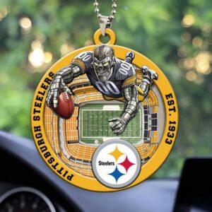 Pittsburgh Steelers NFL Mascot Christmas Decorations Ornament