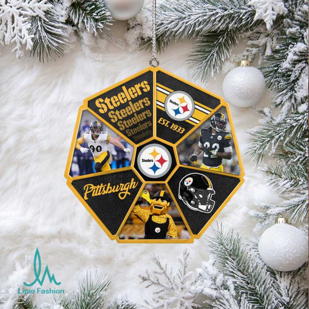 Pittsburgh Steelers Team Wheel Ornament Pittsburgh Steelers Team Wheel Ornament