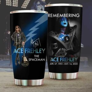 Remembering Ace Frehley 1951 2025 Memorial Tumbler Remembering Ace Frehley 1951 2025 Memorial Tumbler