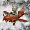 Rick and Morty Cincinnati Bengals Airplane Ornament Rick and Morty Cincinnati Bengals Airplane Ornament