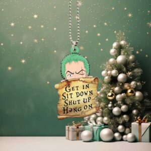 Roronoa Zoro Get In Sit Down Shut Up Hang On Tsumamare Keychain Roronoa Zoro Get In Sit Down Shut Up Hang On Tsumamare Keychain