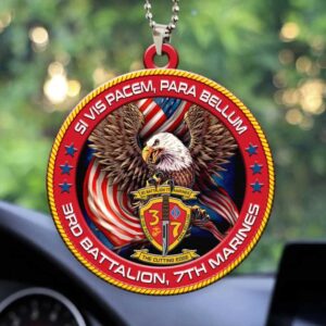 Si Vis Pacem, Para Bellum 37 Marines Military Ornament