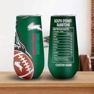South Sydney Rabbitohs Nutrition Facts Tumbler