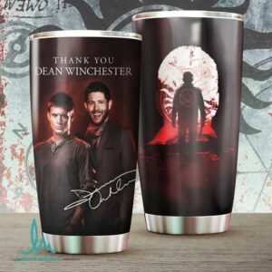 Supernatural Dean & Sam Winchester Autograph Tumbler