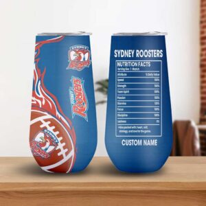 Sydney Roosters Nutrition Facts Tumbler