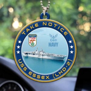 Take Notice USS Essex LHD 2 Amphibious Assault Ship Ornament