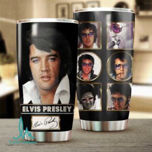 The King Elvis Presley Collage Stainless Steel Tumbler