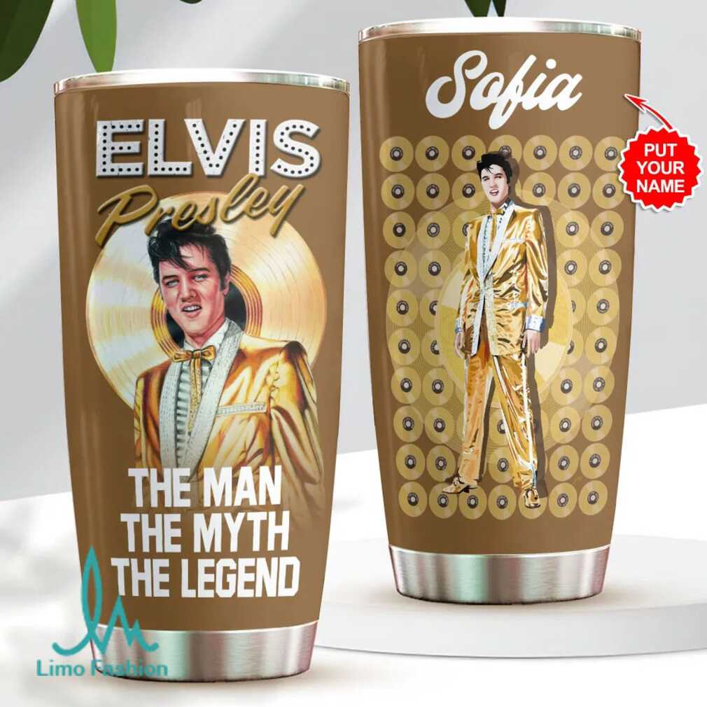 The King of Rock ‘N’ Roll Photo Collage Tumbler The King of Rock ‘N’ Roll Photo Collage Tumbler