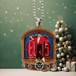 The King of Rock & Roll 90th Birthday Tribute Ornament