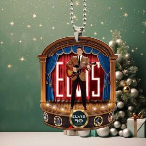 The King of Rock and Roll 90th Birthday Tribute Ornament