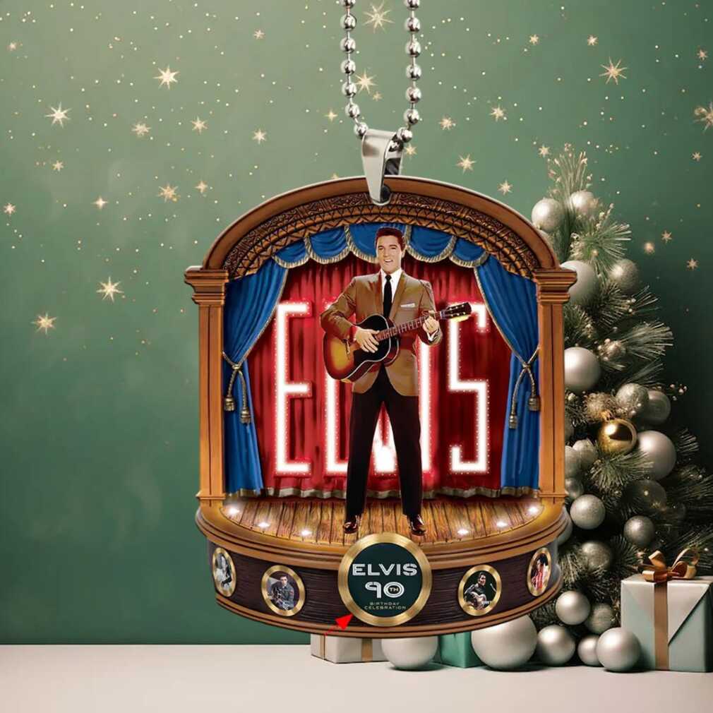 The King of Rock and Roll 90th Birthday Tribute Ornament The King of Rock and Roll 90th Birthday Tribute Ornament