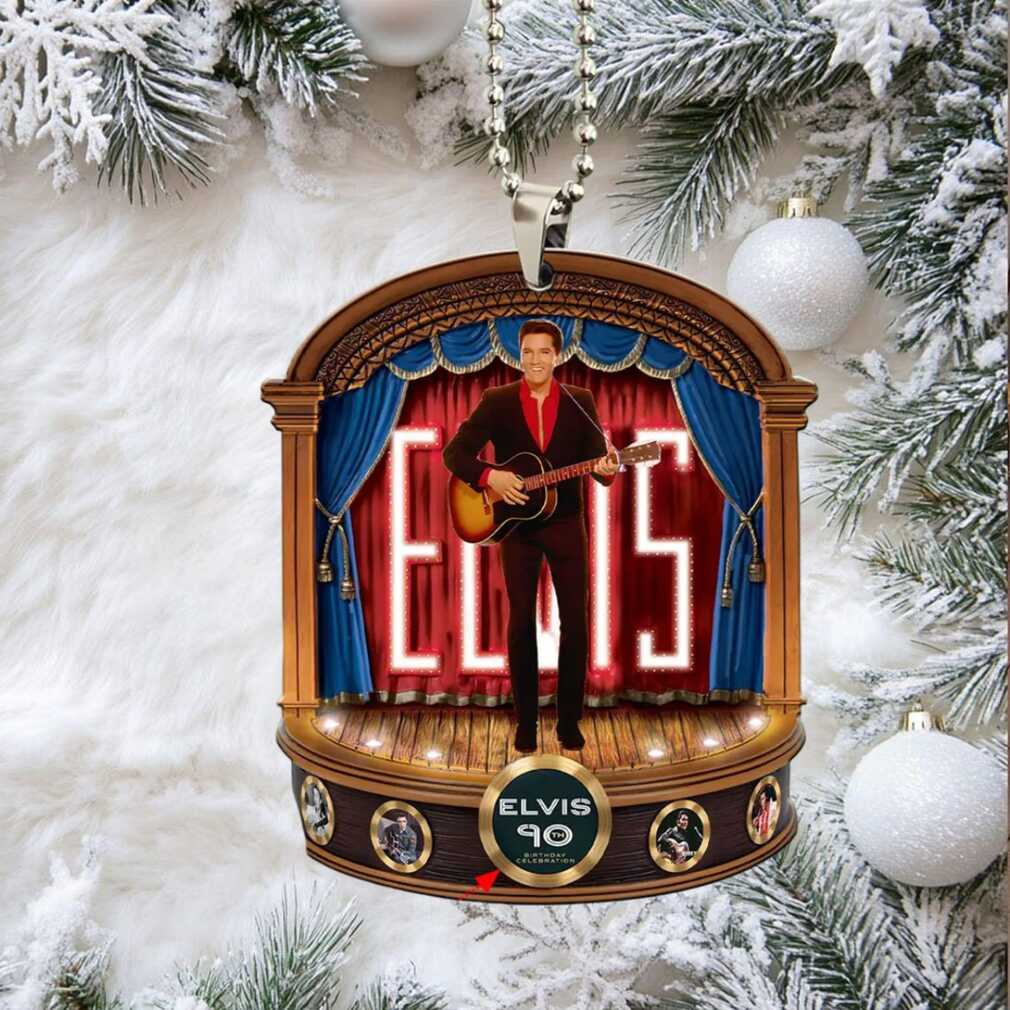 The King of Rock ‘n’ Roll 90th Birthday Tribute Ornament The King of Rock ‘n’ Roll 90th Birthday Tribute Ornament