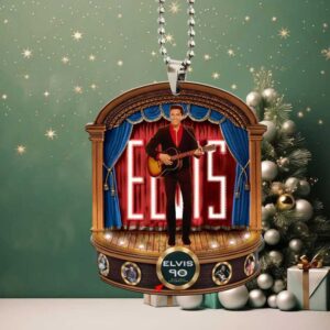 The King of Rock 'n' Roll 90th Birthday Tribute Ornament