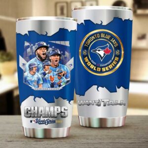 Toronto Blue Jays 2025 American League Champions Powder Coat Tumbler