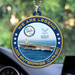 US Navy Aircraft Carrier CVN 65 Ornament