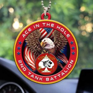 USMC Iron Horse 2nd Tank Battalion Veteran Ornament USMC Iron Horse 2nd Tank Battalion Veteran Ornament