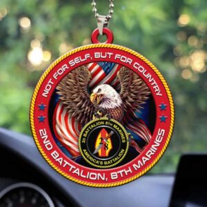 USMC Not For Self But For Country 2D BN 8th Marines Ornament