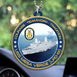USS Mesa Verde LPD 19 Car Ornament Car Hanging Decor