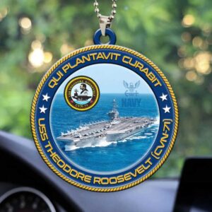USS Theodore Roosevelt CVN 71 Christmas Ornament