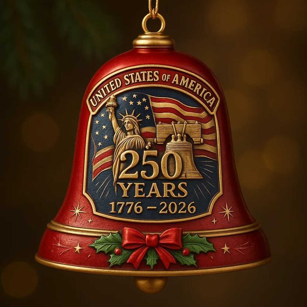 United States 250th Anniversary Bell Ornaments United States 250th Anniversary Bell Ornaments