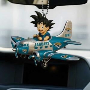 Vintage Style Goku Jaguars 1993 Plane Ornament