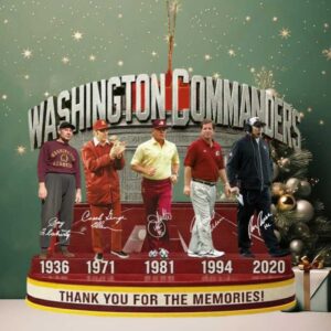 Washington Commanders Coaches Legacy Commemorative Ornament