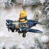Rick and Morty Cincinnati Bengals Airplane Ornament Rick and Morty Cincinnati Bengals Airplane Ornament