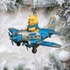 Rick and Morty Cincinnati Bengals Airplane Ornaments Rick and Morty Cincinnati Bengals Airplane Ornaments