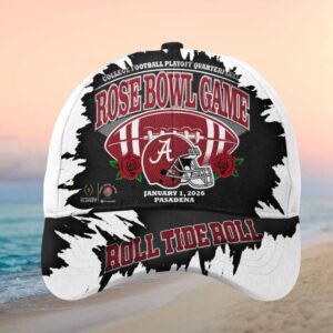 Alabama Crimson Tide Rose Bowl Game 2026 Pasadena Roll Tide Roll Cap