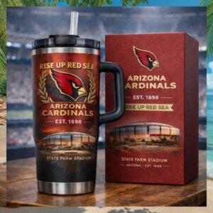 Arizona Cardinals Rise Up Red Sea Insulated Tumbler