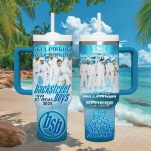 Backstreet Boys Millennium Tour 2025 Las Vegas Sphere 40oz Tumbler