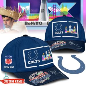 Bad Bunny x Indianapolis Colts Benito Bowl Super Bowl Cap