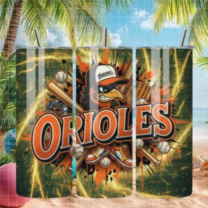 Baltimore Orioles Baseball Fan Tumbler
