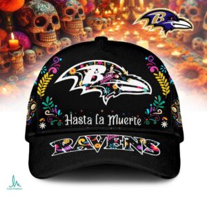 Baltimore Ravens Día de los Muertos Cap