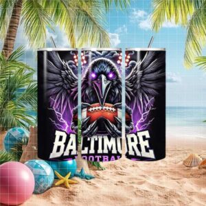 Baltimore Ravens Football Fan Tumbler