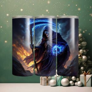 Blue Flame Reaper Stainless Steel Drinkware Tumbler
