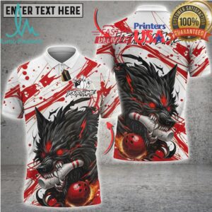 Bowling Dark Wolf Fury Graphic Multicolor Options Personalized Name, Team Name 3D Shirt Bowling Dark Wolf Fury Graphic Multicolor Options Personalized Name, Team Name 3D Shirt