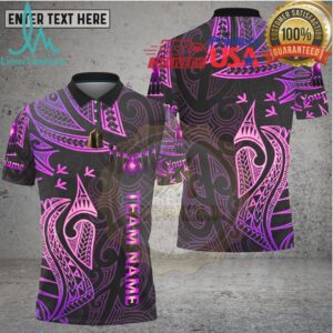Bowling Golden Tribal Warrior Pattern Style Multi Options Personalized Name, Team Name Unisex 3D Shirt