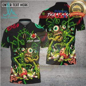 Bowling Graffiti Horror Monster Bowling Art Multi Options Personalized Name, Team Name Unisex 3D Shirt Bowling Graffiti Horror Monster Bowling Art Multi Options Personalized Name, Team Name Unisex 3D Shirt