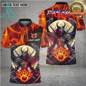 Bowling Hellfire Demon Full Moon Art Multi Options Personalized Name, Team Name Unisex 3D Shirt Bowling Hellfire Demon Full Moon Art Multi Options Personalized Name, Team Name Unisex 3D Shirt