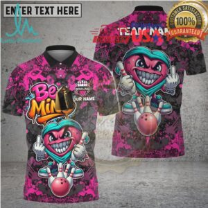 Bowling Love Graffiti Heart Character Multicolor Options Personalized Name, Team Name 3D Shirt Bowling Love Graffiti Heart Character Multicolor Options Personalized Name, Team Name 3D Shirt